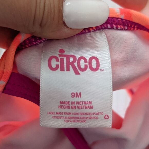 Circo Chevron Neon Braided Two Piece Swimsuit - Picture 3 of 3